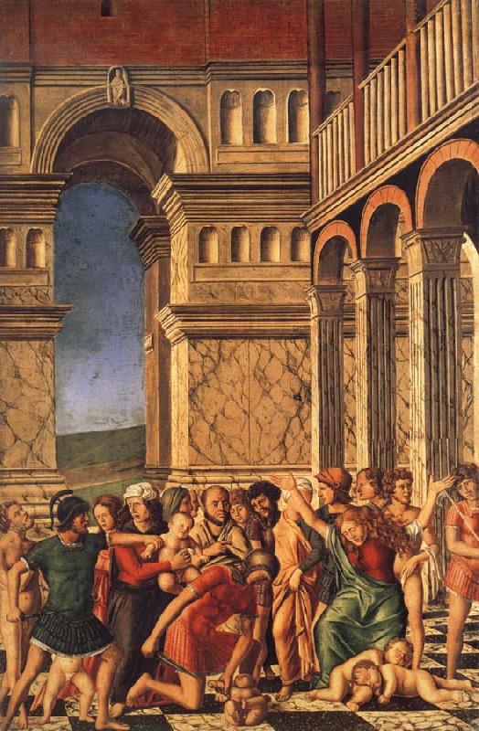 Girolamo Mocetto The Massacre of the Innocents oil painting picture